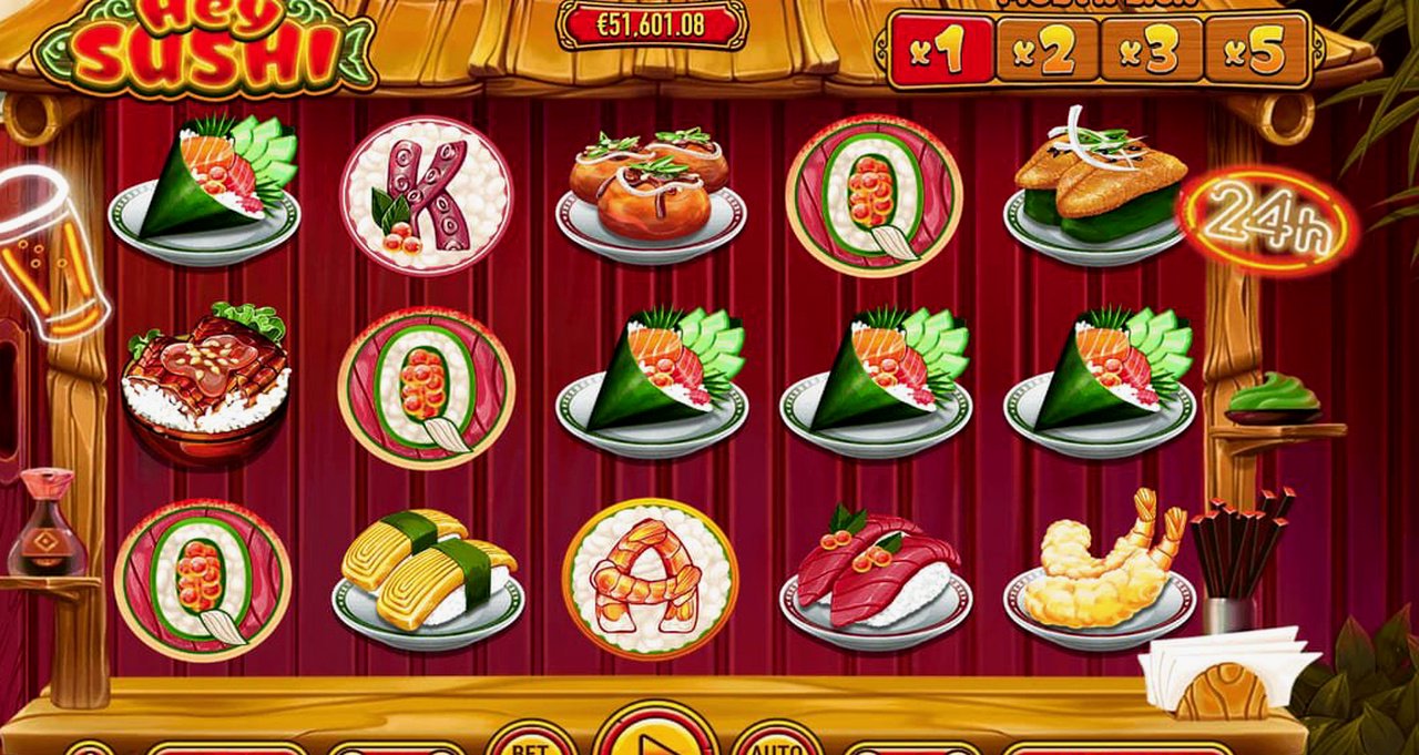 Hey Sushi · Tangkapan Layar Aplikasi V87